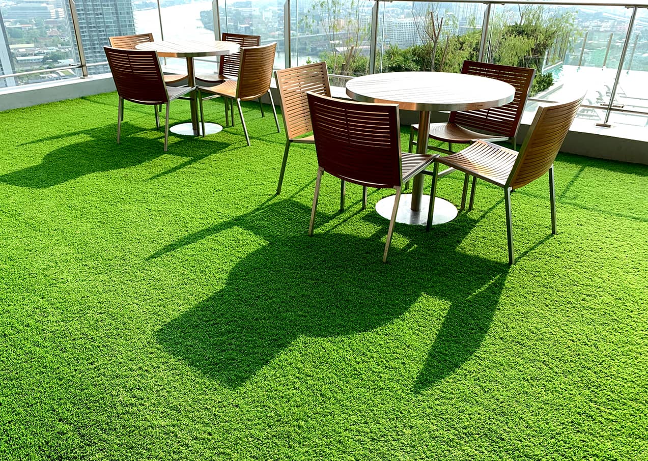 Balcony Turf Installation in Houston, TX
